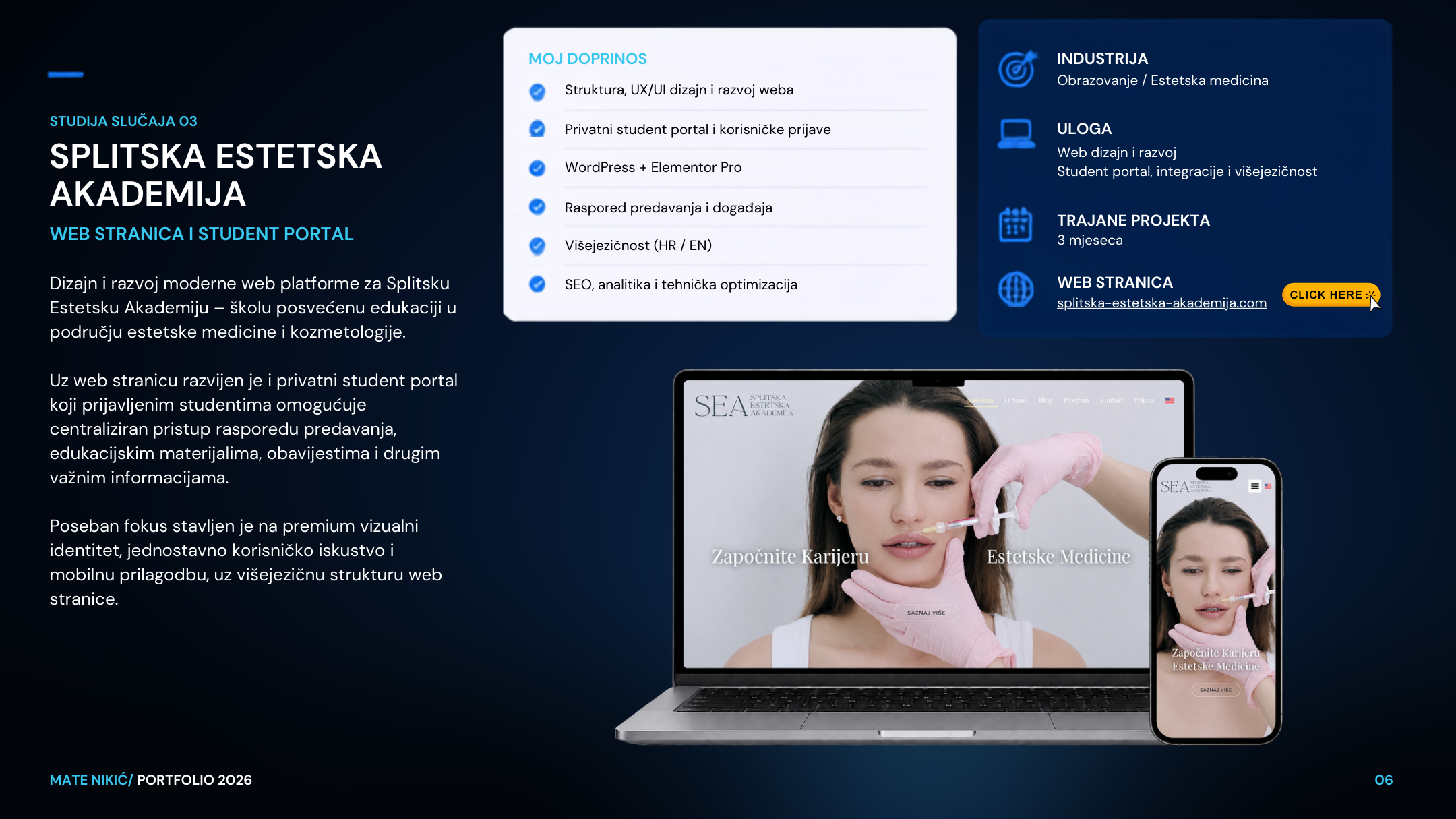 Studija slučaja: Splitska estetska akademija